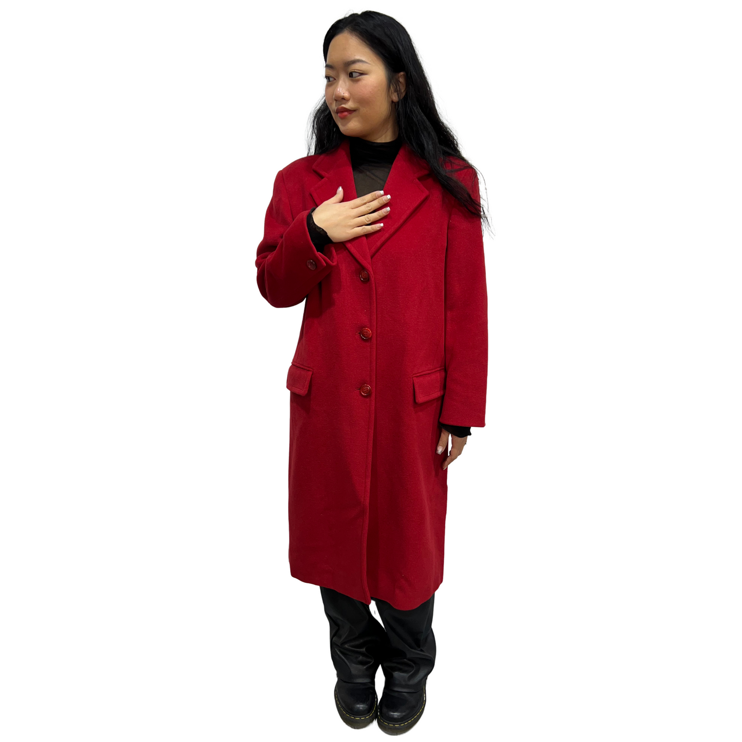 The Marella Ruby Red Coat