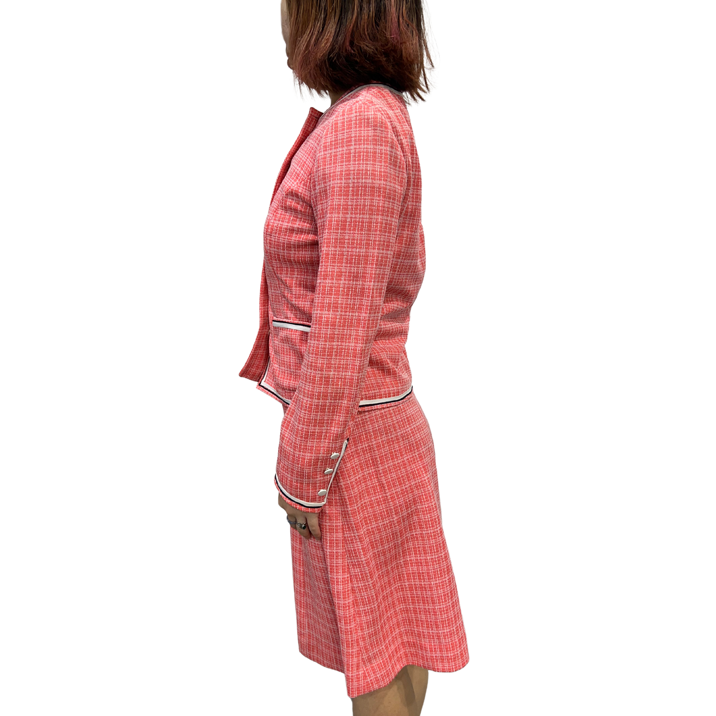 1960s/70s Handmade Pink Tweed Women's Suit*