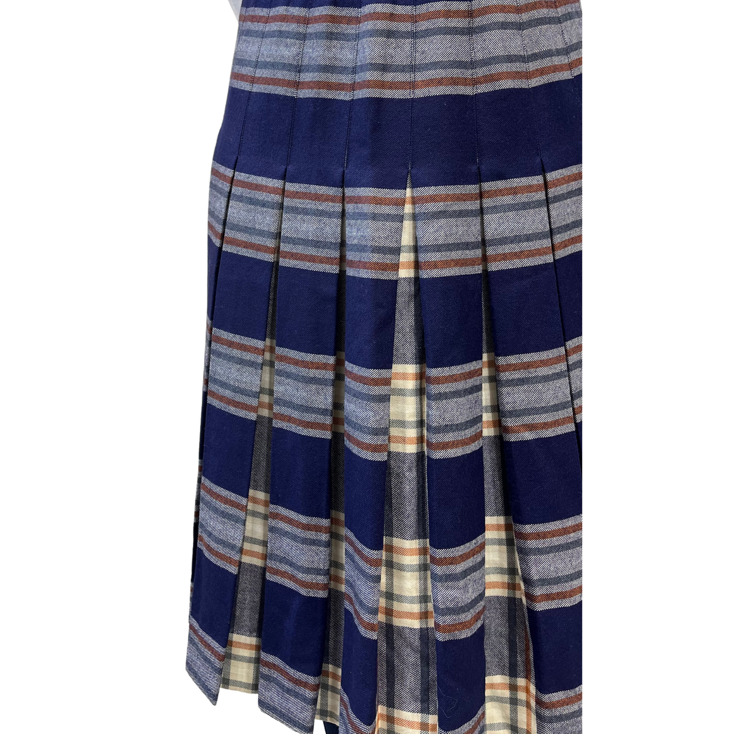 Vintage Wool Plaid Skirt*