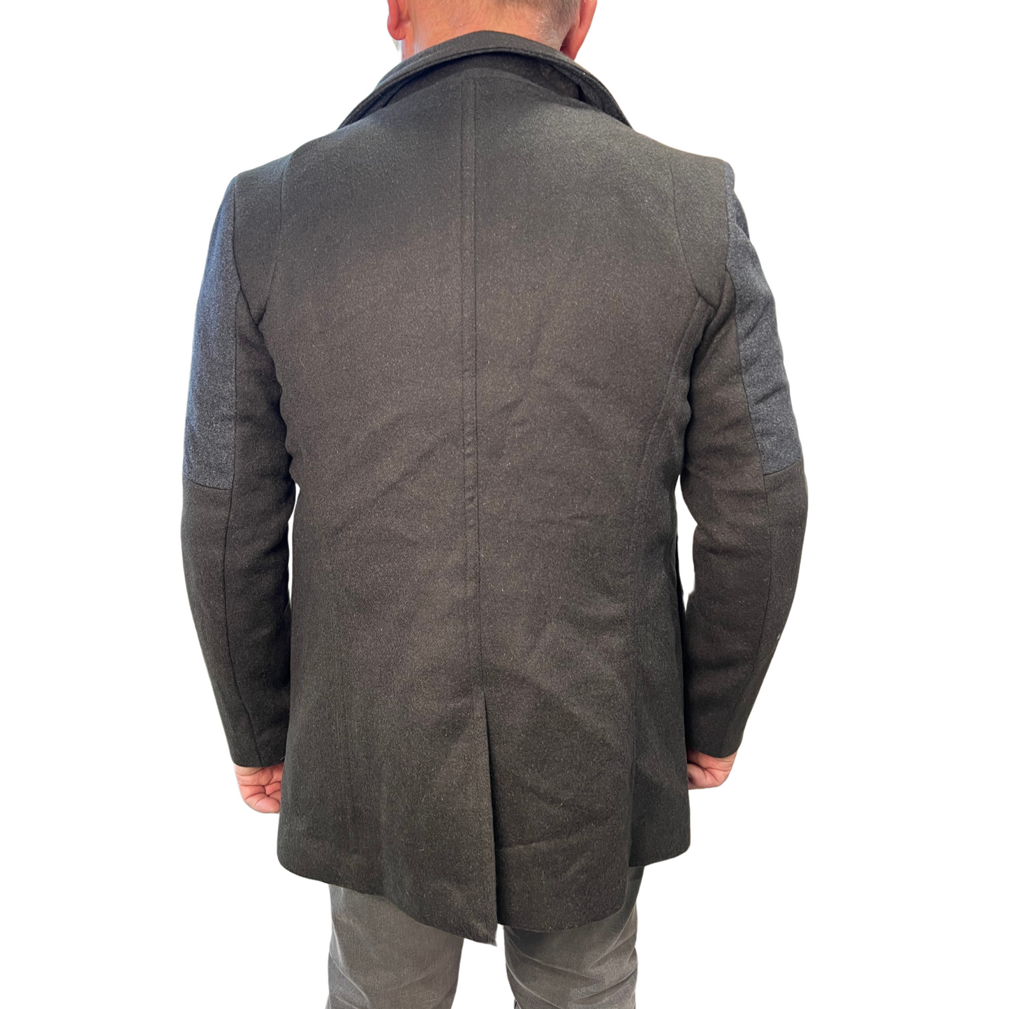 Codes Combine Wool-Blend Double-Breasted Coat