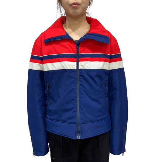 Vintage Topher Stretch Red and Blue Nylon Ski Jacket*