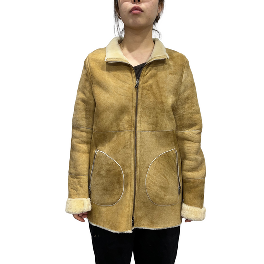 Vintage Monks Italia Shearling Jacket*