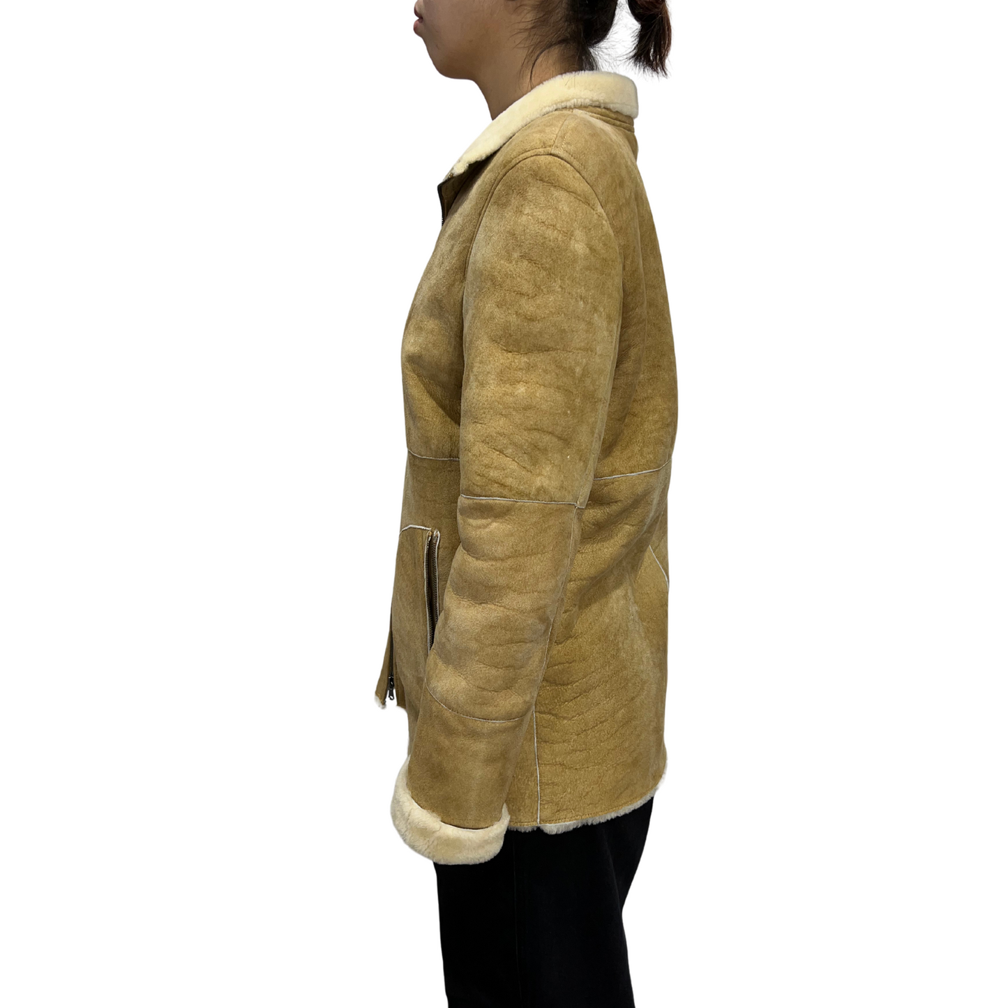 Vintage Monks Italia Shearling Jacket*