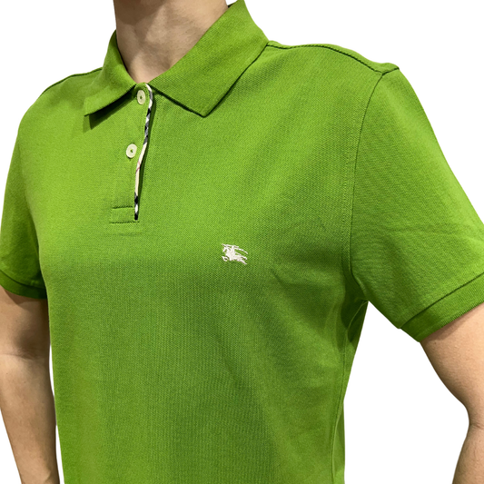 Burberry Green Polo Shirt*
