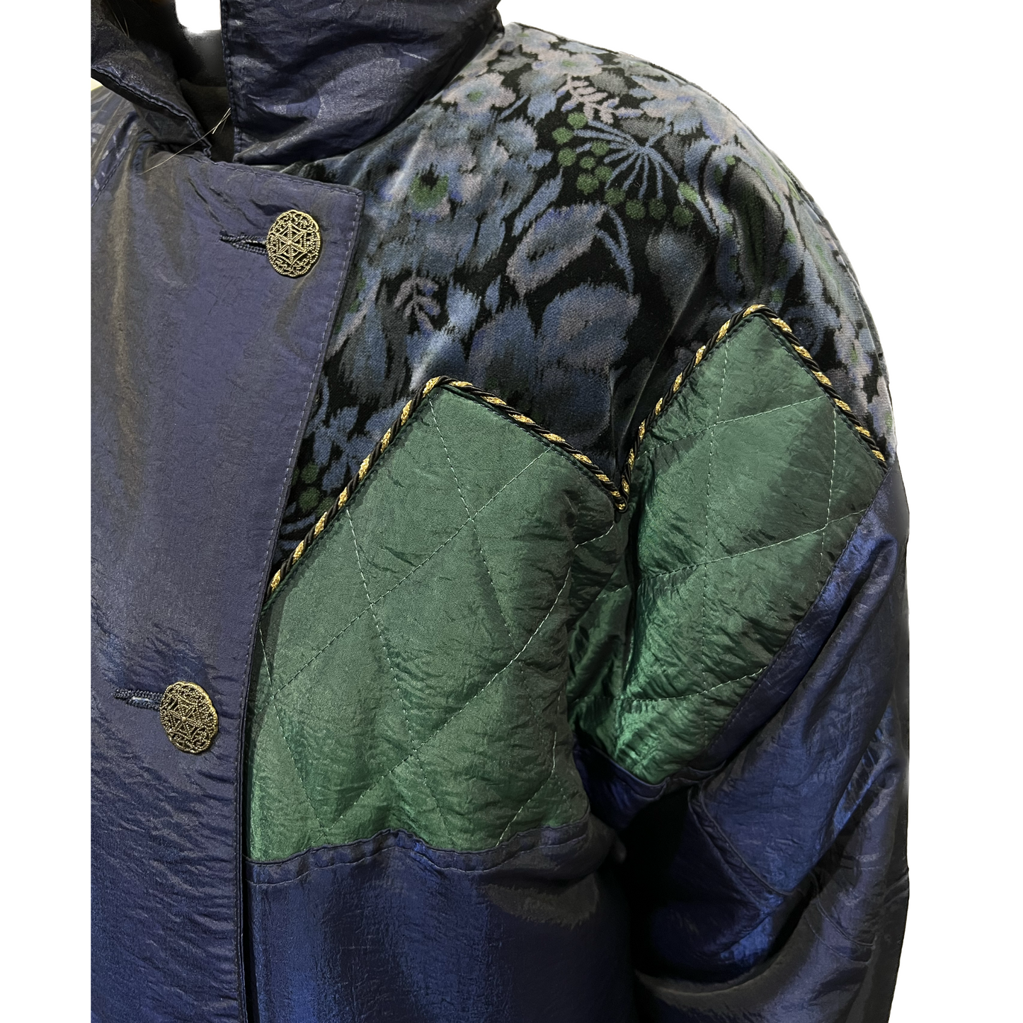 Pizzaz Vintage Long Puffy Trenchcoa