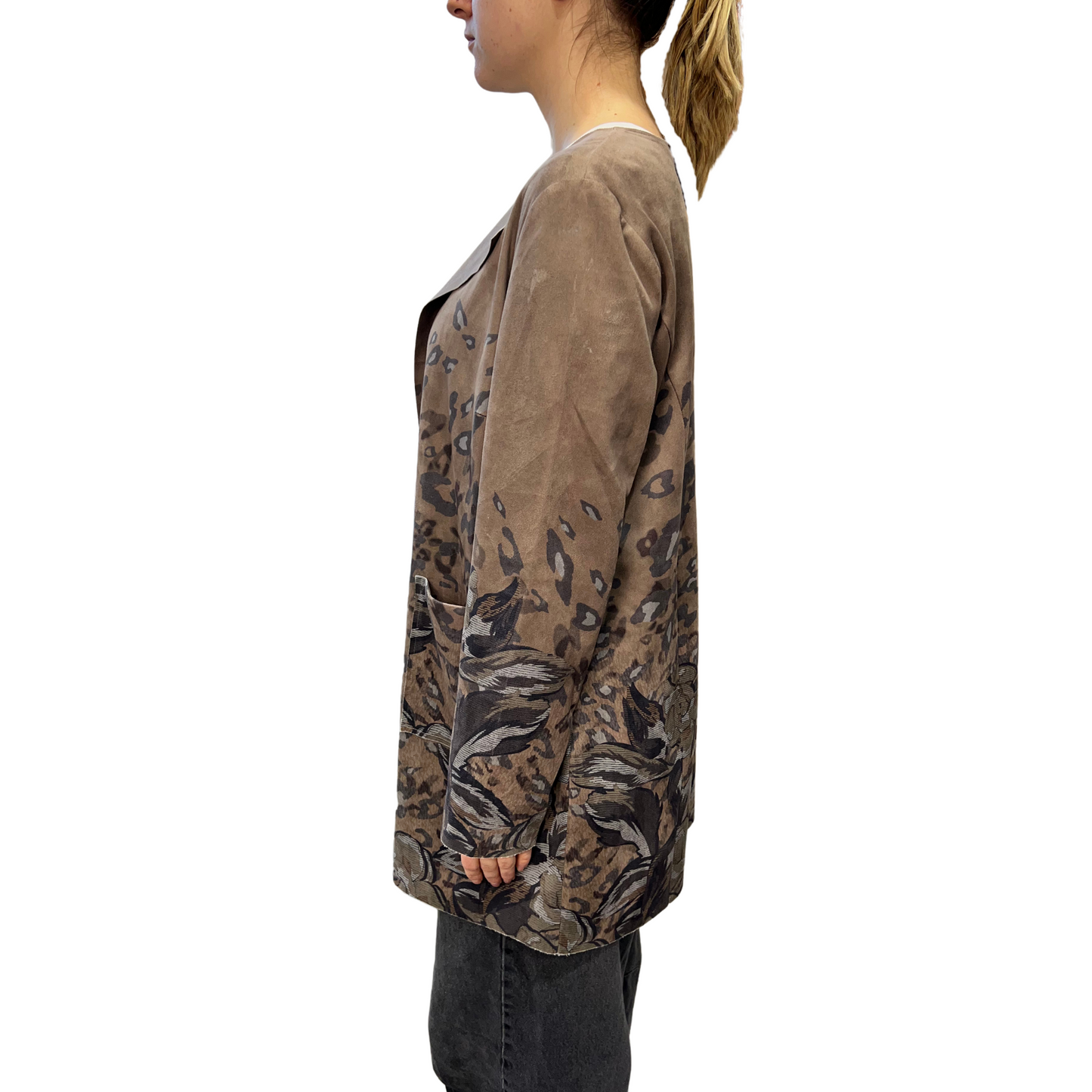 Betty Barclay Animal Print Open-Front Jacket