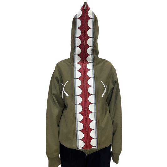 BAPE × KAWS CHOMPERS Full Zip Hoodie*