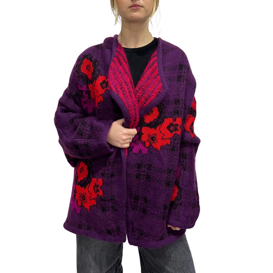 Vintage Escada 80's/90's Floral Cardigan*
