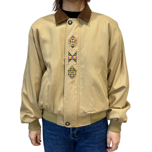 Vintage Vienna Club Embroidered Bomber Jacket*