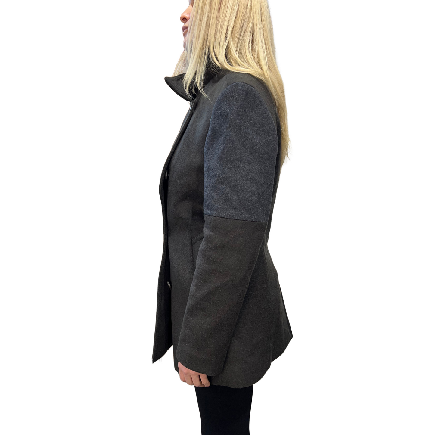 Codes Combine Wool-Blend Double-Breasted Coat