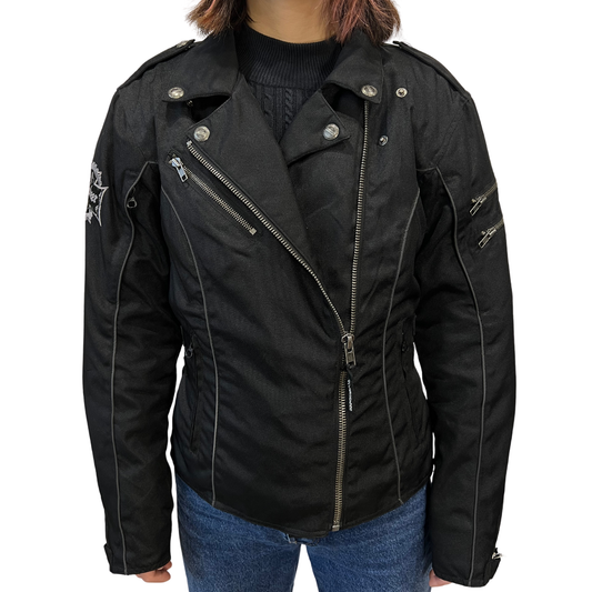 Fieldsheer Black Motorcycle Jacket*