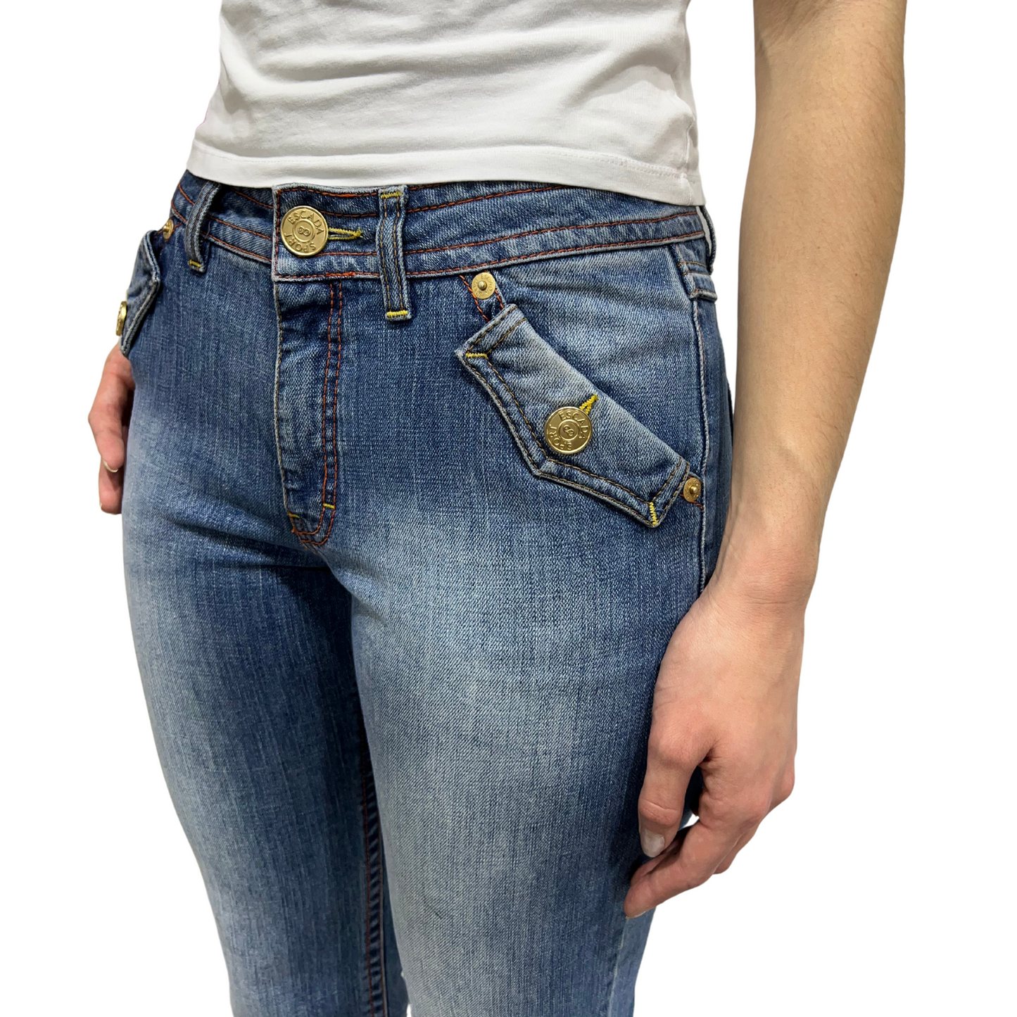 Vintage Versace Jeans Couture Straight-Leg Denim