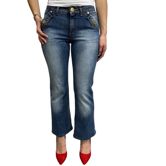 Vintage Versace Jeans Couture Straight-Leg Denim