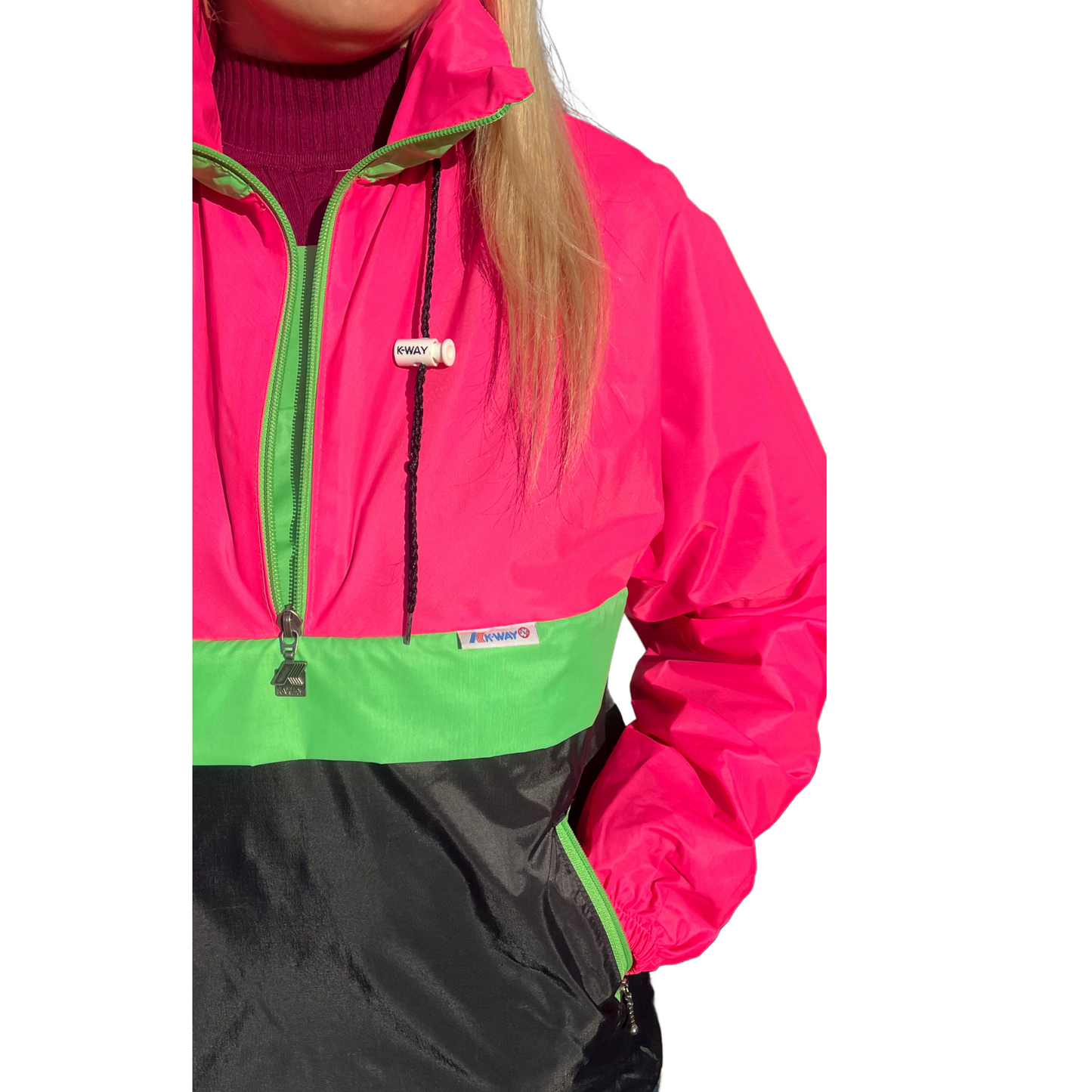 K-Way Vintage Hooded Windbreaker