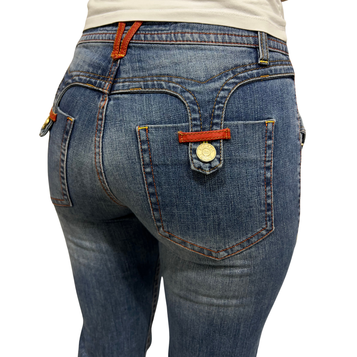 Vintage Versace Jeans Couture Straight-Leg Denim