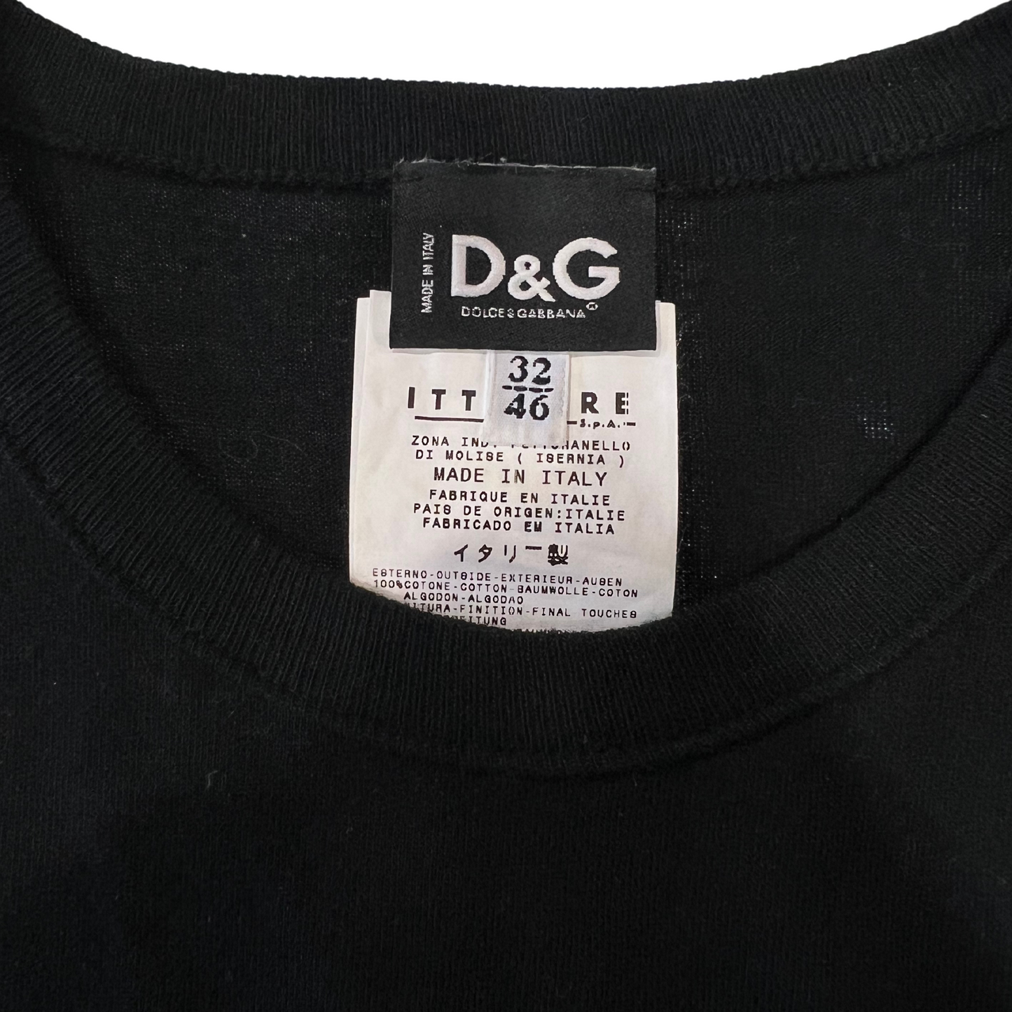 D&G Sleeveless Graphic Tank Top